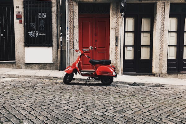 Vespa scooter image