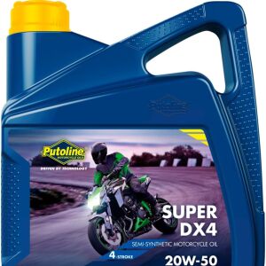 Putoline Super DX4 20w/50 Motorcycle Engine Oil 4 Litre